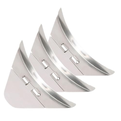 TOPPERFUN 3 Stück Teiliges Edelstahl Wasserkocher Auslaufdeckel Wasserkocher Ersatzteile Schutzkappen für Haushalt Ausguss Schutz vor Schmutz und Staub Leicht zu Reinigen Langsam von TOPPERFUN