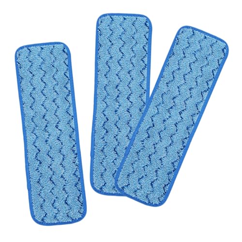 TOPPERFUN 3 Stück Wischmopp Ersatzbezüge Wiederverwendbare Mikrofaser Mop Pads für Gründliche Fliesen Rutschfeste Befestigung für Feuchte und Trockene Anwendung TOPPERFUN 3 Stück Wischmopp Ersatzbezüge Wiederverwendbare Mikrofaser Mop Pads für Gründliche Fliesen Rutschfeste Befestigung für Feuchte und Trockene Anwendung von TOPPERFUN
