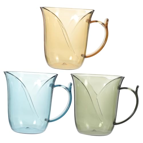 TOPPERFUN 3 Stück Zahnbürstenbecher aus Kunststoff Bpa Frei für Badezimmer Design Hygienisch Vielseitig Einsetzbar TOPPERFUN 3 Stück Zahnbürstenbecher aus Kunststoff Bpa Frei für Badezimmer Design Hygienisch Vielseitig Einsetzbar von TOPPERFUN