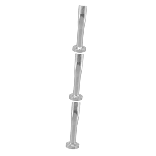 TOPPERFUN 3 Stücke Kaffee Tamper Schleifen Tragbare Stampfen Sauber Drücken Hand Kaffee Werkzeug Metall Tamper Kaffee Machen Werkzeug Silber Edelstahl von TOPPERFUN