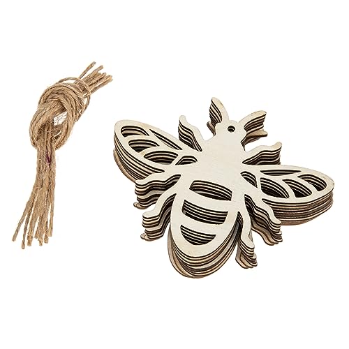 TOPPERFUN 30Stücke Holzbiene Ornamente Unvollendete Holz Dekorationen für DIY Projekte für Bastelarbeiten mit Kindern und Kreative Gestaltung zu Hause Naturmaterialien für Spaß TOPPERFUN 30Stücke Holzbiene Ornamente Unvollendete Holz Dekorationen für DIY Projekte für Bastelarbeiten mit Kindern und Kreative Gestaltung zu Hause Naturmaterialien für Spaß von TOPPERFUN
