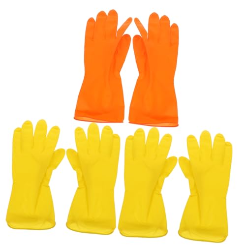 TOPPERFUN 3Paare Gummihandschuhe für Wiederverwendbare Geschirrspülhandschuhe Mittelgroß Rutschfeste Küchenhandschuhe für Hausarbeit Vielseitig Einsetzbar TOPPERFUN 3Paare Gummihandschuhe für Wiederverwendbare Geschirrspülhandschuhe Mittelgroß Rutschfeste Küchenhandschuhe für Hausarbeit Vielseitig Einsetzbar von TOPPERFUN