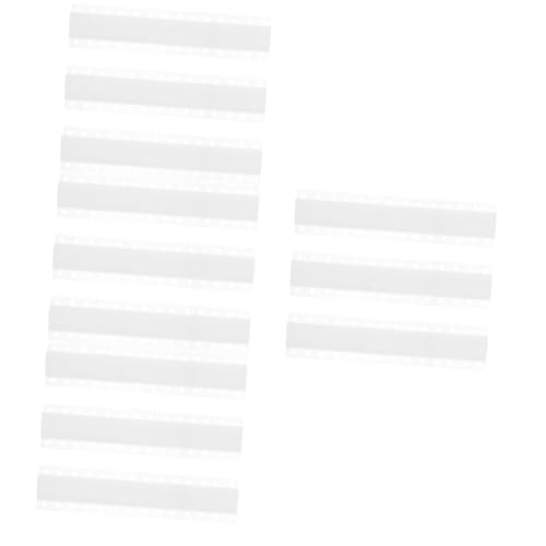 TOPPERFUN 4 Sätze Selbstklebende Transparente Hängetabs Pvc Display Haken Für Etiketten Stark Haftend Für Einzelhandel Und Verkaufsanzeigen 100 Stück * 4 von TOPPERFUN