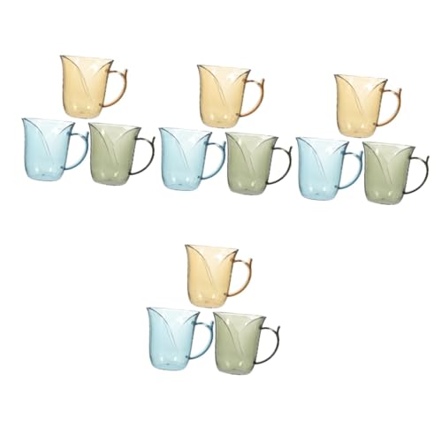 TOPPERFUN 4 Sätze Zahnbürstenbecher Transparente Mundspülbecher Aus Kunststoff Leicht Und Tragbar Für Zuhause Und Reisen Mit Elegantem Design Für Badezimmer 3 Stücke * 4 von TOPPERFUN
