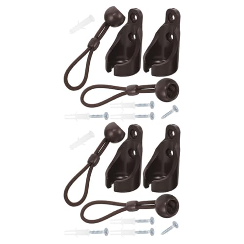 TOPPERFUN 4 Stück Feder Schnalle Universelles Ersatz-Sonnenschutz-Bungee-Set Ersatzteile für Rollos Schatten-Bungee-Zurrgurte Schattenbefestigungen Bungee-Kit Gummi Black TOPPERFUN 4 Stück Feder Schnalle Universelles Ersatz-Sonnenschutz-Bungee-Set Ersatzteile für Rollos Schatten-Bungee-Zurrgurte Schattenbefestigungen Bungee-Kit Gummi Black von TOPPERFUN