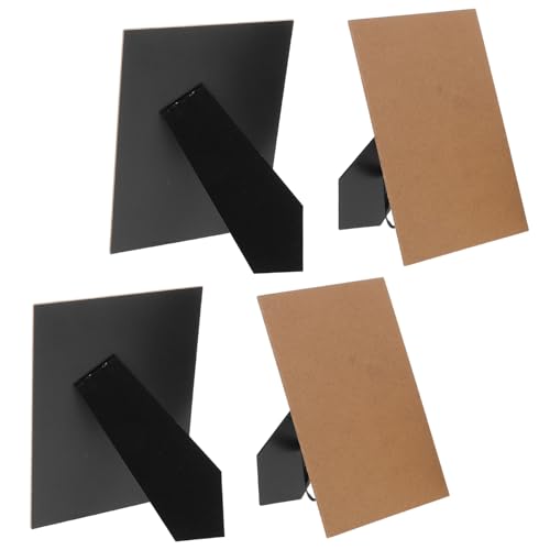 TOPPERFUN 4 Stück Foto Ständer Rückwand Schwarz DIY Tisch Easel für Vertikale und Horizontale Fotopräsentationen Stabiler Halt Design Austauschen von Bildern TOPPERFUN 4 Stück Foto Ständer Rückwand Schwarz DIY Tisch Easel für Vertikale und Horizontale Fotopräsentationen Stabiler Halt Design Austauschen von Bildern von TOPPERFUN