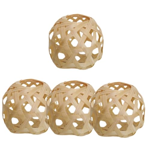 TOPPERFUN 4 Stück Handgewebte Mini Lampenschirme Rustikal Klein Langlebig Dekorativ für Wohnzimmer Schlafzimmer Ersatz Lampenabdeckung Rustikaler Landhausstil TOPPERFUN 4 Stück Handgewebte Mini Lampenschirme Rustikal Klein Langlebig Dekorativ für Wohnzimmer Schlafzimmer Ersatz Lampenabdeckung Rustikaler Landhausstil von TOPPERFUN