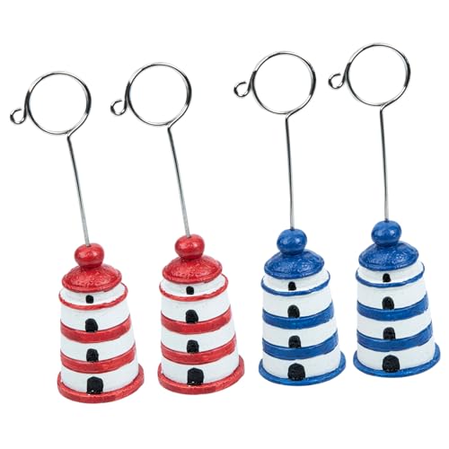 TOPPERFUN 4 Stück Leuchtturm Memo Clips aus Resin Robuste Kartenhalter für Schreibtischdekoration Vielseitig für Büro Hochzeit Party Rote Tisch notizhalter Dekoratives Wohnaccessoire TOPPERFUN 4 Stück Leuchtturm Memo Clips aus Resin Robuste Kartenhalter für Schreibtischdekoration Vielseitig für Büro Hochzeit Party Rote Tisch notizhalter Dekoratives Wohnaccessoire von TOPPERFUN