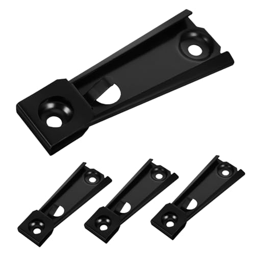 TOPPERFUN 4 Stück Sofa -Hardware -Verbindungsteile Möbelanschlussanschluss Sofa -Mechanismus -Befestigung Metallanschluss Sofa Reparaturklemme Couch Fixing Connector Sofateile Eisen Schwarz von TOPPERFUN