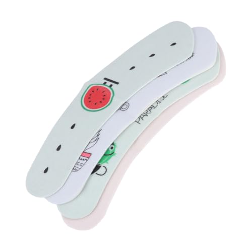 TOPPERFUN 4 Stück Teiliges Einweg wc sitzbezüge Plüsch Toilettenmatten Kaltbeständig Weiche Sitzpolster mit Motiv Wassermelone Vase Kaktus Feder für Komfort und Hygiene von TOPPERFUN