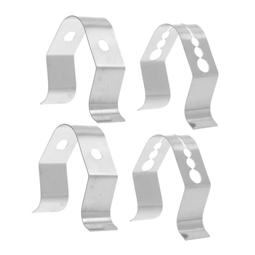 TOPPERFUN 4 Stück Thermometer Clips für Grill Halter für Temperaturfühler Zubehör für Bbq und Grillpartys Einfach zu Reinigen und der Anwendung von TOPPERFUN