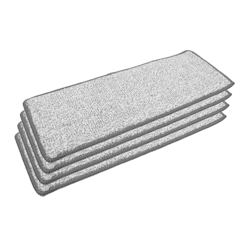 TOPPERFUN 4 Stück Wiederverwendbare Mikrofaser Wischmopp Pads Waschbare Ersatzköpfe für Flachwischmopps Geeignet für Fliesen und Marmorböden TOPPERFUN 4 Stück Wiederverwendbare Mikrofaser Wischmopp Pads Waschbare Ersatzköpfe für Flachwischmopps Geeignet für Fliesen und Marmorböden von TOPPERFUN