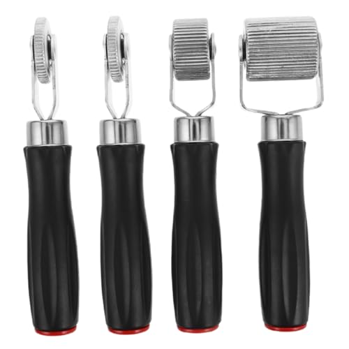 TOPPERFUN 4 Teiliges Werkzeug Roller Reparatur Schleifköpfe Universelles Flicken Und Polierzubehör Für Auto Und Motorrad Schwarz von TOPPERFUN