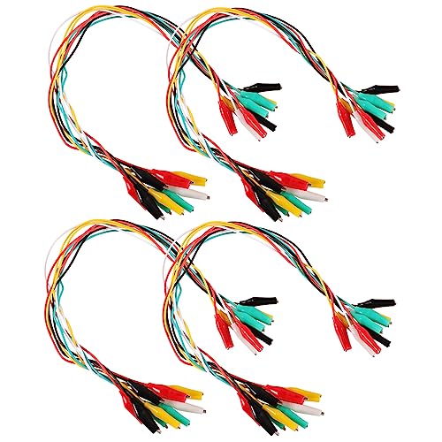 TOPPERFUN 40 Stück Krokodilklemmen Verbindungskabel Flexible Testleitungen für Experimente Geeignet für Elektrische Tests und Prototyping Farben Doppelseitige Jumper Drähte TOPPERFUN 40 Stück Krokodilklemmen Verbindungskabel Flexible Testleitungen für Experimente Geeignet für Elektrische Tests und Prototyping Farben Doppelseitige Jumper Drähte von TOPPERFUN