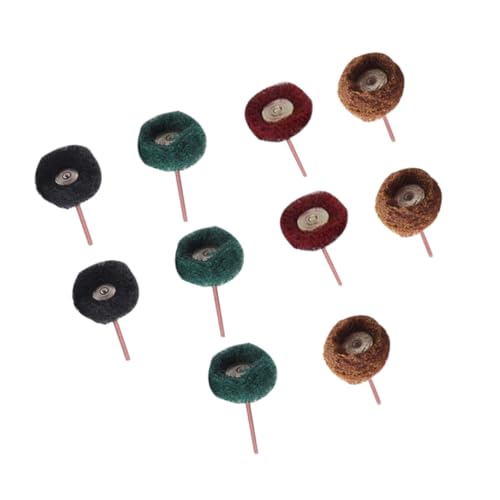 TOPPERFUN 40 Stück Teiliges Polierscheiben set Schaft Polierscheiben für Bohrmaschine Nylon Polierpads für Metall Schmuck und Oberflächenbearbeitung Kompatibel mit Rotary Tools von TOPPERFUN