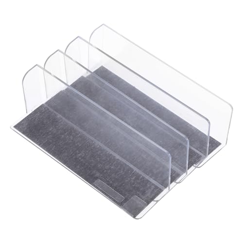 TOPPERFUN 4stücke Magnetische Regalteiler Aus Kunststoff Für Organisation Von Supermärkten Und Convenience Stores Trennwände Für Bücherregale Und Drahtregale Regaltrenner Für von TOPPERFUN