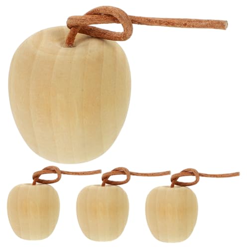 TOPPERFUN 4Stücke Unvollendete Holz Äpfel für DIY Projekte Kreative Malerei und Dekoration Handgefertigte Kunsthandwerk Äpfel Leere Früchte für Erwachsene TOPPERFUN 4Stücke Unvollendete Holz Äpfel für DIY Projekte Kreative Malerei und Dekoration Handgefertigte Kunsthandwerk Äpfel Leere Früchte für Erwachsene von TOPPERFUN