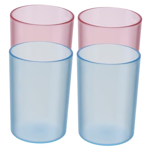 TOPPERFUN 4stücke Zahnputzbecher Badezimmerbecher Wiederverwendbar Aus Kunststoff Mundspülbecher Trinkbecher Mit Zahnbürstenhalter Für Bad Zubehör TOPPERFUN 4stücke Zahnputzbecher Badezimmerbecher Wiederverwendbar Aus Kunststoff Mundspülbecher Trinkbecher Mit Zahnbürstenhalter Für Bad Zubehör von TOPPERFUN