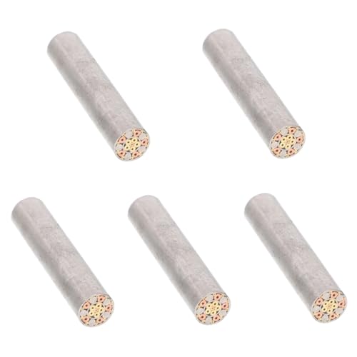 TOPPERFUN 5 Stück Deko Mosaik Pin Mosaik Für Messergriffe Cutter Griff Pin Deko Mosaik Pin Für Griff Pin Für Cutter Griffe Pin Für Cutter Griffe Metall Pin Edelstahl Stab von TOPPERFUN