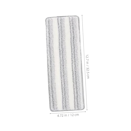 TOPPERFUN 5 Stück Selbstklebende Mop Pads mit Streifen Hartborsten Saugfähige Ersatz Moppbezüge für Holz Fliesen Marmor und Vinyl Effektive Schmutzentfernung Vielseitig und Strapazierfähig von TOPPERFUN