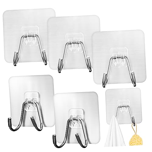 TOPPERFUN 5 Stück Selbstklebende Wandhaken aus Extra Starke Haken für Handtücher Kleidung und Geeignet für Badezimmer Küche und Büro TOPPERFUN 5 Stück Selbstklebende Wandhaken aus Extra Starke Haken für Handtücher Kleidung und Geeignet für Badezimmer Küche und Büro von TOPPERFUN