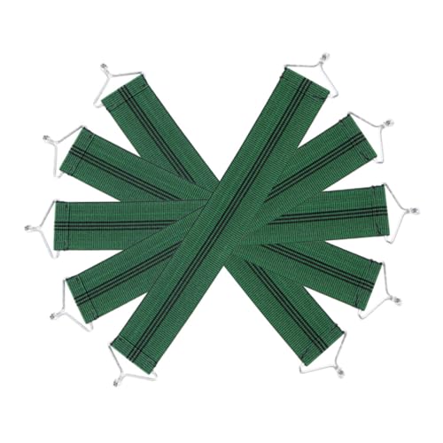 TOPPERFUN 5 Stück Teiliges Elastische Verstärkungsgurte für Klappbare Liegestühle Grüne Patio Recliner Bänder zur Befestigung und Stabilisierung von Outdoor Camping Stühlen TOPPERFUN 5 Stück Teiliges Elastische Verstärkungsgurte für Klappbare Liegestühle Grüne Patio Recliner Bänder zur Befestigung und Stabilisierung von Outdoor Camping Stühlen von TOPPERFUN