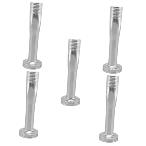 TOPPERFUN 5 Stücke Kaffee Tamper Stampfen Presse Tragbare Hand Kaffee Der Werkzeug Kaffee Werkzeug Metall Tamper Edelstahl Silber von TOPPERFUN