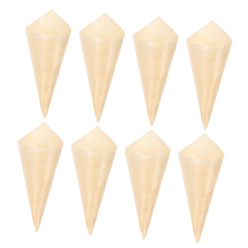 TOPPERFUN 50 Stück Einweg Holz Appetizer Umweltfreundliche Biologisch Abbaubare für Eiscreme Süßigkeiten und Snacks TOPPERFUN 50 Stück Einweg Holz Appetizer Umweltfreundliche Biologisch Abbaubare für Eiscreme Süßigkeiten und Snacks von TOPPERFUN