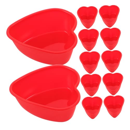 TOPPERFUN 50 Stück Silikon Kuchenformen In Herzform 7 Cm Antihaftbeschichtet Für Mousse Kuchen Und – Leicht Zu Lösende Muffin Schokoladenform Zum Valentinstag TOPPERFUN 50 Stück Silikon Kuchenformen In Herzform 7 Cm Antihaftbeschichtet Für Mousse Kuchen Und – Leicht Zu Lösende Muffin Schokoladenform Zum Valentinstag von TOPPERFUN