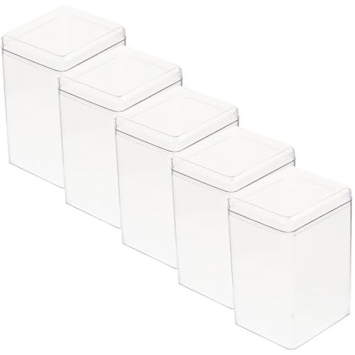 TOPPERFUN 5Stücke Teiliges Kunststoff Aufbewahrungsbox für Actionfiguren und Puppen Staubdichte Vitrine für Modell Displays Transparent und Langlebig für Sammler von TOPPERFUN