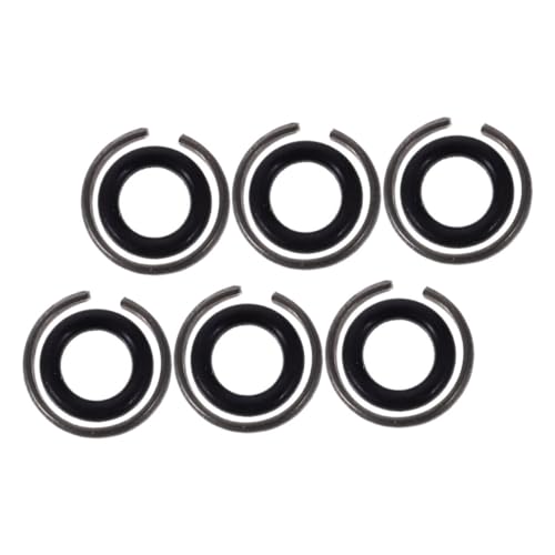 TOPPERFUN 6 Sätze Teiliges Impact Wrench Steckschlüssel Retainer Ringe mit Langlebigen Gummi-o-ringen für Schlagschrauber Ersatz und Reparatur Passend für Elektrische Drehmomentschlüssel von TOPPERFUN
