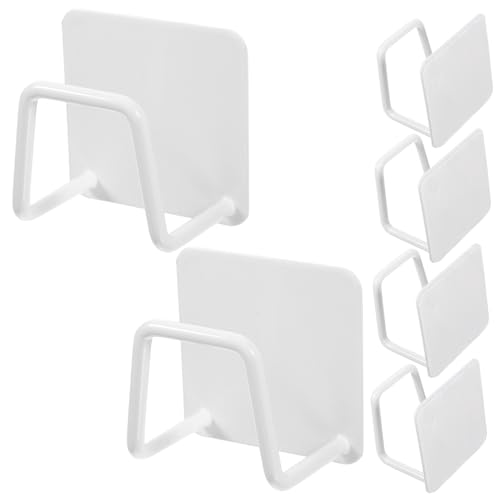 TOPPERFUN 6 Stück Edelstahl Klebehaken für Baseball Caps Huthalter Wandmontage Stark Haftend Vielseitiger Cap Organizer für Zuhause Schlafzimmer und Büro von TOPPERFUN