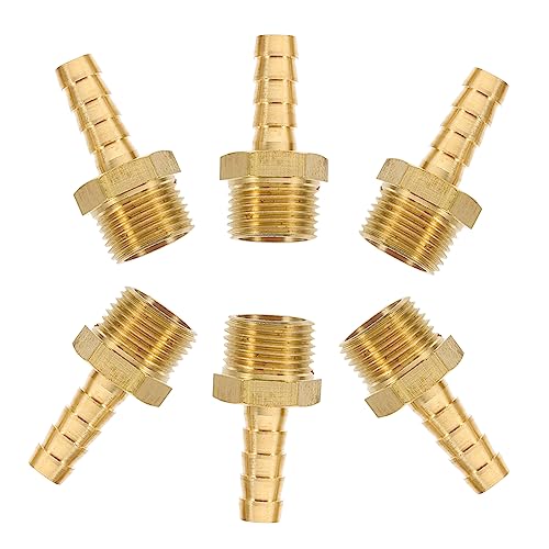 TOPPERFUN 6 Stück Messing Schlauchverbinder Pex Adapter Hochwertige Wasser und Kabelanschlüsse für Bewässerungssysteme Einfache Installation Robuste Konstruktion Flexibel Einsetzbar TOPPERFUN 6 Stück Messing Schlauchverbinder Pex Adapter Hochwertige Wasser und Kabelanschlüsse für Bewässerungssysteme Einfache Installation Robuste Konstruktion Flexibel Einsetzbar von TOPPERFUN