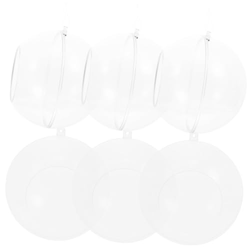TOPPERFUN 6 Stück Teiliges Kunststoff Luftpflanzenhalter Vielseitige Runde Hängevasen mit Öffnung Transparent Dekorativ für Zimmerpflanzen Teelichter und Gartenzubehör TOPPERFUN 6 Stück Teiliges Kunststoff Luftpflanzenhalter Vielseitige Runde Hängevasen mit Öffnung Transparent Dekorativ für Zimmerpflanzen Teelichter und Gartenzubehör von TOPPERFUN