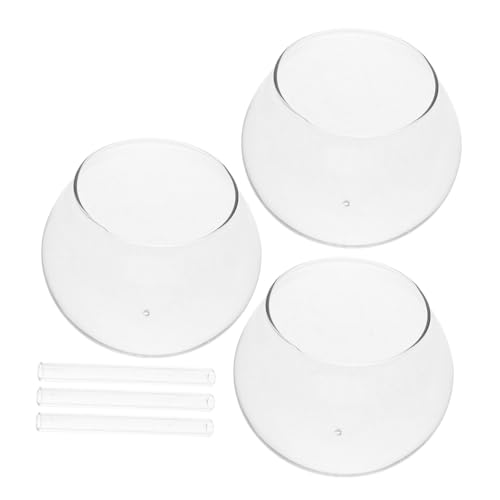 TOPPERFUN 6 Stück Windgussglasabdeckung Japanisches Windspiel Japanische Windspiele Aus Glas Windspiel Aus Glas Im Japanischen Stil Windglocken Glocke Windspiele Transparent von TOPPERFUN