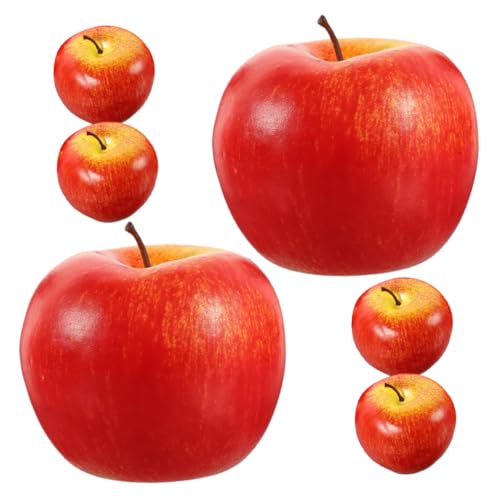 TOPPERFUN 6stücke Künstliche Äpfel Modell Teiliges Realistische Dekorationsfrüchte Für Fotografie Und Wohnkultur Simulierte Obstdekoration Für Küche Und Ausstellungen TOPPERFUN 6stücke Künstliche Äpfel Modell Teiliges Realistische Dekorationsfrüchte Für Fotografie Und Wohnkultur Simulierte Obstdekoration Für Küche Und Ausstellungen von TOPPERFUN