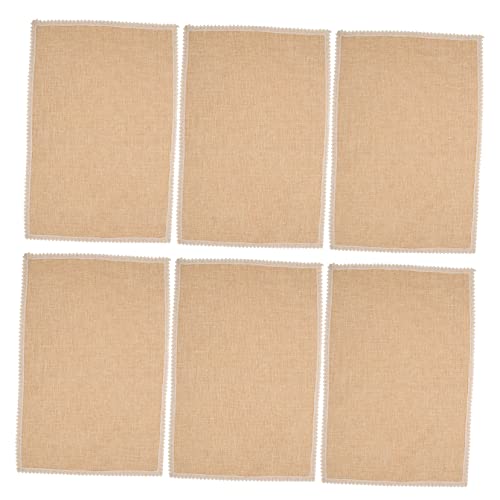 TOPPERFUN 6stücke Tischsets Maschinenwaschbar Im Schlichten Stil Dekorative Tischmatten Aus Hochwertigem Material Waschbare Pad Für Restaurant Und Abendessen TOPPERFUN 6stücke Tischsets Maschinenwaschbar Im Schlichten Stil Dekorative Tischmatten Aus Hochwertigem Material Waschbare Pad Für Restaurant Und Abendessen von TOPPERFUN