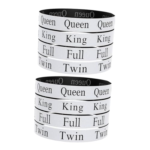 TOPPERFUN 8 Stück Speichern Elastischer Etikettband Und Matratze Bands Bett-hosenträger Leinenband Bettdecke Elastische Bettwarenbänder Bettwäsche Binden Für Einstellbar Griff Polyester von TOPPERFUN