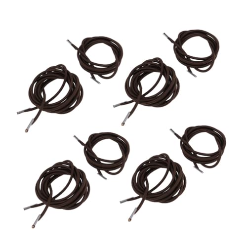 TOPPERFUN 8 Stück Teiliges Elastische Kordel für Liegestuhl Strapazierfähige Stretch-Schnur in Kaffee Lange Kurze Seile Robuste Zubehör für Komfortable Entspannung von TOPPERFUN