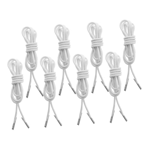 TOPPERFUN 8 Stück Teiliges von Ersatzschnüren für Liegestühle Robuste Elastische Bungee für Gartenmöbel Kompatibel mit Klapp und Relaxliegen zu Installieren Weiße Farbe von TOPPERFUN