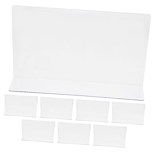 TOPPERFUN 8Stücke Transparente Regalteiler aus Kunststoff Förmige Shelf Divider für Küchenorganisation zu Installieren und Langlebig von TOPPERFUN