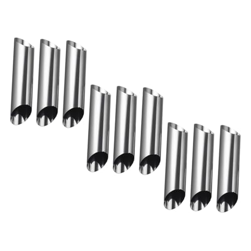 TOPPERFUN 9 Stück Teiliges Cannoli Formen DIY Spiral Kuchenformen und Pfannkuchen Röhren Backzubehör für Hausgemachtes Gebäck und Desserts von TOPPERFUN