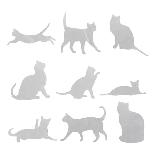 TOPPERFUN 9Stücke Cartoon Katzen Fenster Aufkleber Kollisionsaufkleber für Vogelschutz Dekorative PVC Fensterfolien für Veranda und Erkerfenster Einfache Anwendung TOPPERFUN 9Stücke Cartoon Katzen Fenster Aufkleber Kollisionsaufkleber für Vogelschutz Dekorative PVC Fensterfolien für Veranda und Erkerfenster Einfache Anwendung von TOPPERFUN
