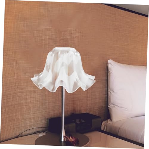 TOPPERFUN Acryl Lampenschirm Glockenblumenform Dekorativer Lampenschirm für Tischlampe Vintage Lampenabdeckung Ersatzschirm mit Polierter Oberfläche TOPPERFUN Acryl Lampenschirm Glockenblumenform Dekorativer Lampenschirm für Tischlampe Vintage Lampenabdeckung Ersatzschirm mit Polierter Oberfläche von TOPPERFUN