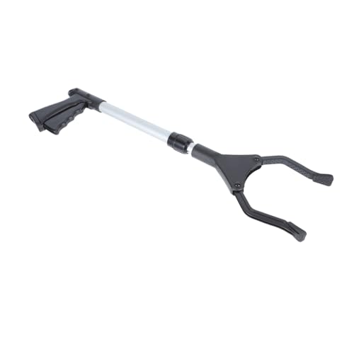 TOPPERFUN Aluminium Müllgreifer Teleskop Greifzange mit Rutschfester Laubklemme Robust für Outdoor Müllaufnahme und Abfallsammlung Ergonomischer Griff TOPPERFUN Aluminium Müllgreifer Teleskop Greifzange mit Rutschfester Laubklemme Robust für Outdoor Müllaufnahme und Abfallsammlung Ergonomischer Griff von TOPPERFUN