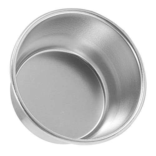 TOPPERFUN Antihaft Muffinförmchen aus Aluminiumlegierung Hitzebeständige Pudding backform Wiederverwendbar Lebensmittelecht Praktisches Kuchenbackzubehör für Einfache Kuchenformen von TOPPERFUN