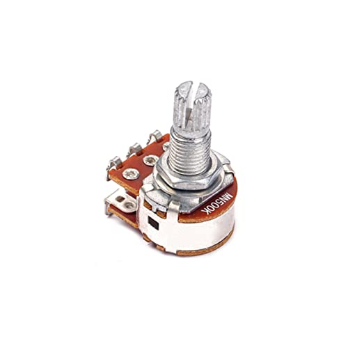 TOPPERFUN Bassgitarrentöpfe Mn500K Töpfe Potentiometer Dual Deck Mn500K Gitarrenpotentiometer Basspotentiometer Blush Number Gitarrentöpfe Potentiometer Für Gitarre Lineares von TOPPERFUN