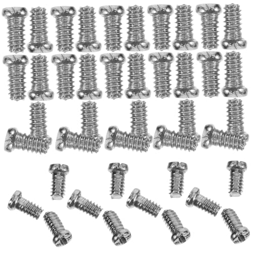 TOPPERFUN Brillenschrauben Metall Ersatzschrauben Kleine Präzisionsschrauben für Brillen Reparatur Kit Tragbar Stabil für Lesebrillen Sonnenbrillen und Brillenwerkstatt TOPPERFUN Brillenschrauben Metall Ersatzschrauben Kleine Präzisionsschrauben für Brillen Reparatur Kit Tragbar Stabil für Lesebrillen Sonnenbrillen und Brillenwerkstatt von TOPPERFUN