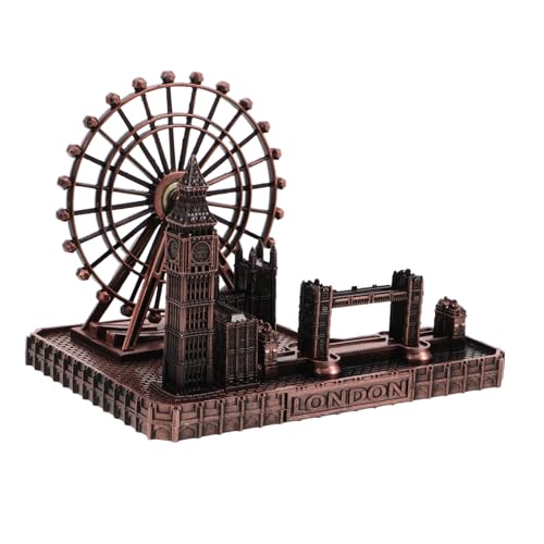 TOPPERFUN Brückenmodell mit Tower Bridge und Big Stilvolle Tischdekoration Souvenir für Sammler Langlebig Detailgetreu Kompaktes Design von TOPPERFUN