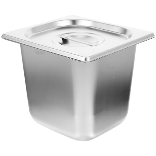 TOPPERFUN Buffet Server mit Deckel Langlebige Lebensmittelpfanne für Catering Partys Einfach zu Reinigen Robustes Design für Restaurants von TOPPERFUN